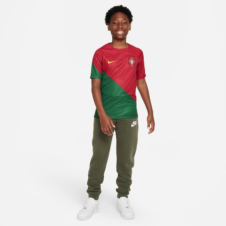 Camisa Nike Portugal I 2022/23 Torcedor Pro Infantil - Foto 5