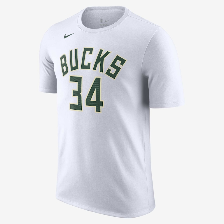 Camiseta Nike Milwaukee Bucks Masculina - Foto 1