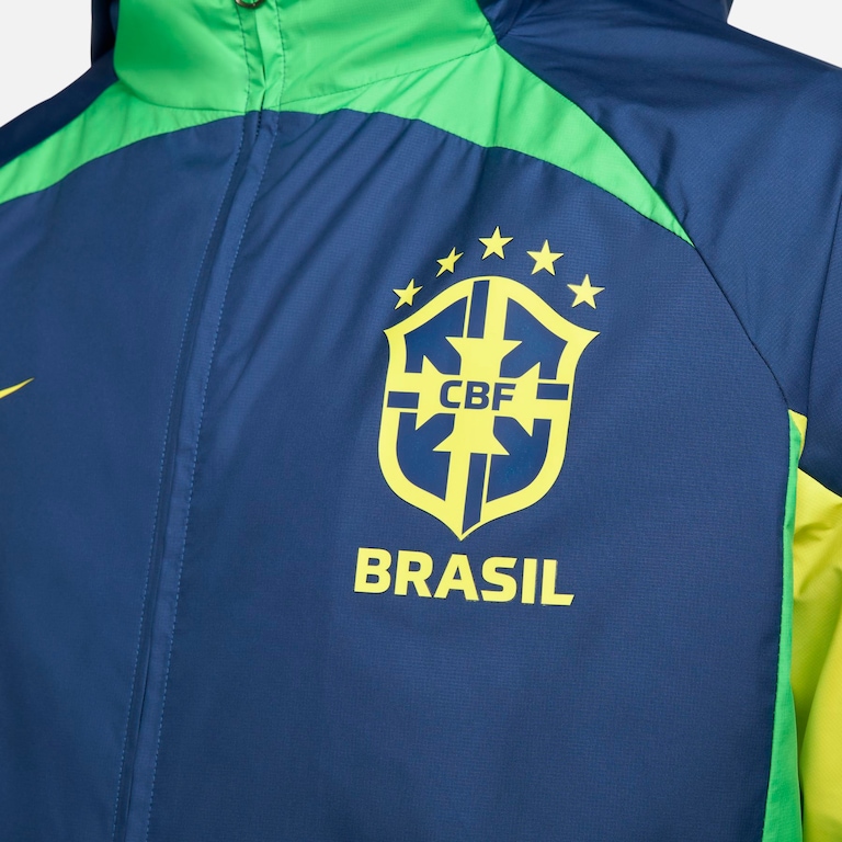 Jaqueta Nike Brasil Impermeável Masculina - Foto 4