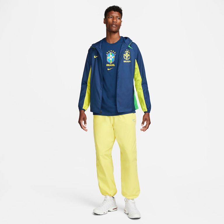 Jaqueta Nike Brasil Impermeável Masculina - Foto 6