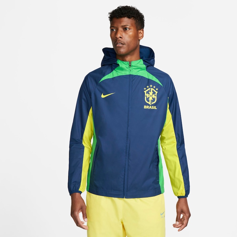Jaqueta Nike Brasil Impermeável Masculina - Foto 1