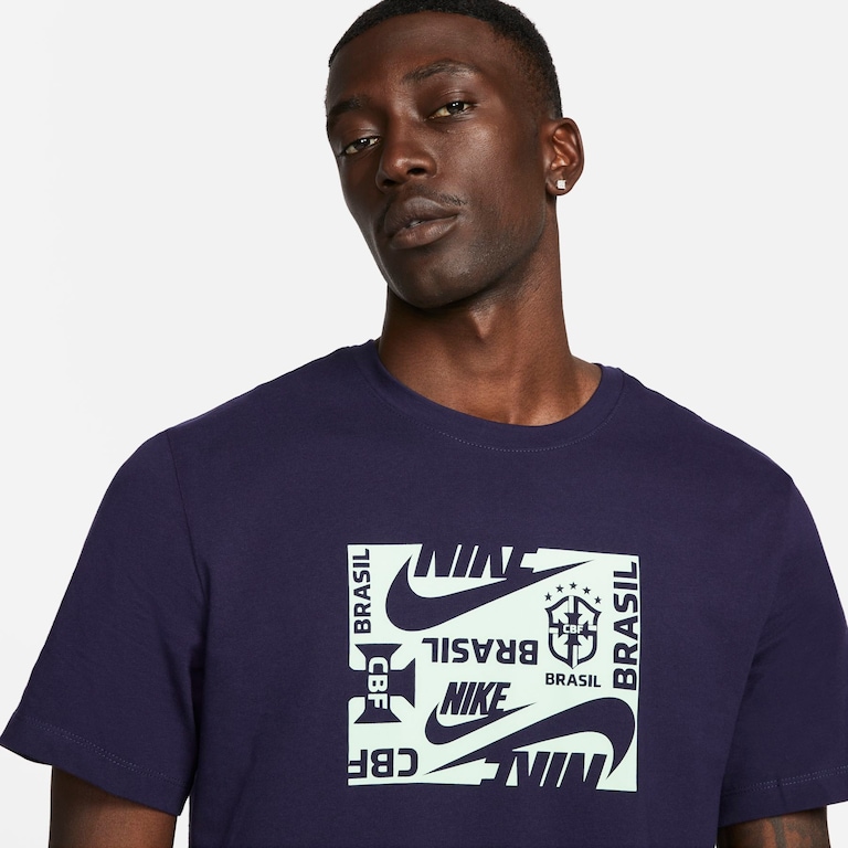 Camiseta Nike Brasil Masculina - Foto 3