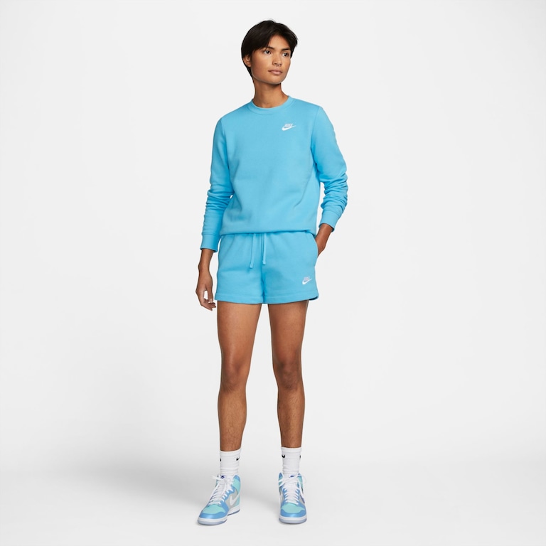 Blusão Nike Sportswear Club Fleece Crew Feminino - Foto 4