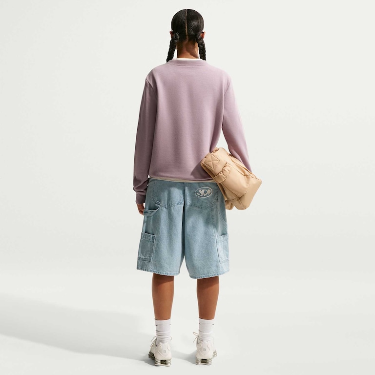 Blusão Nike Sportswear Club Fleece Crew Feminino - Foto 5