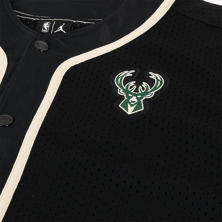 Camiseta Nike Milwaukee Bucks Statement Edition Masculina - Foto 3