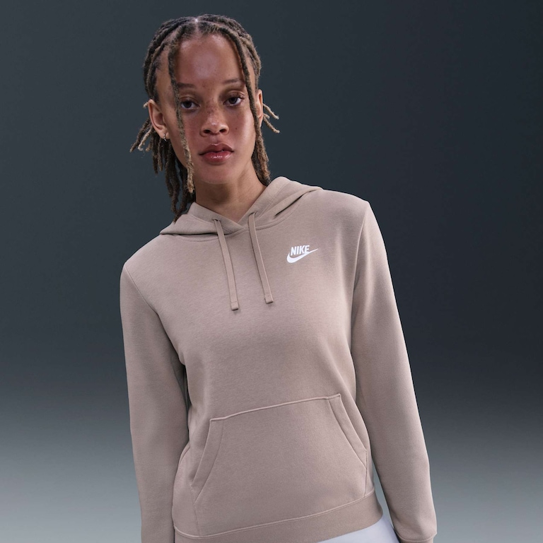 Blusão Nike Sportswear Club Fleece Feminino - Foto 1