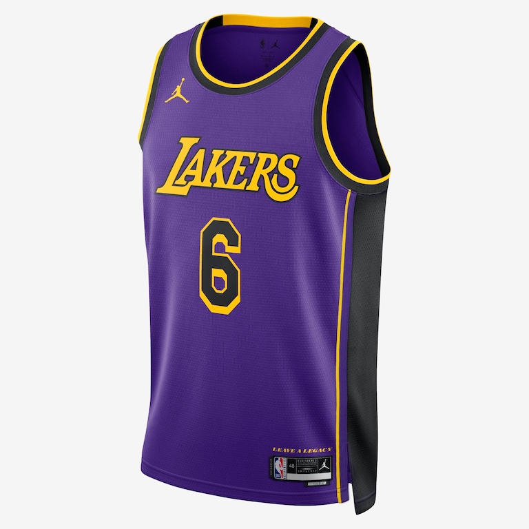 Regata Jordan Los Angeles Lakers Statement Edition 2022/23 Masculina - Foto 1