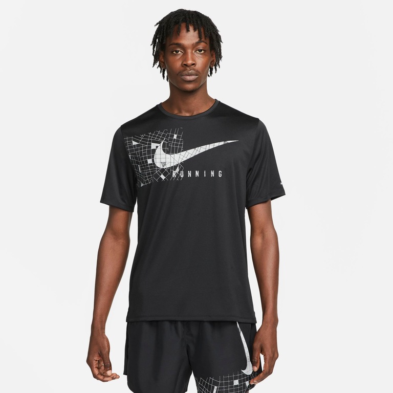 Camiseta Nike Dri-FIT UV Miler Run Division Masculina - Foto 1
