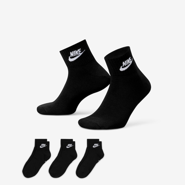 Meia Nike Everyday Essential (3 Pares) Unissex - Foto 1