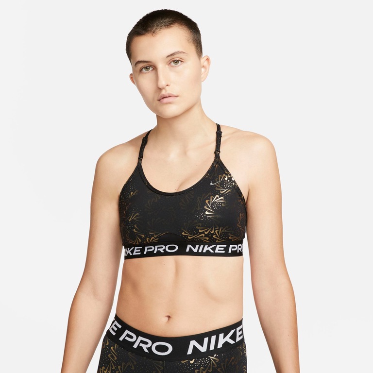 Top Nike Dri-FIT Indy Sparkle Feminino - Foto 1