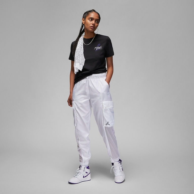 Camiseta Jordan Flight Crew Feminina - Foto 5