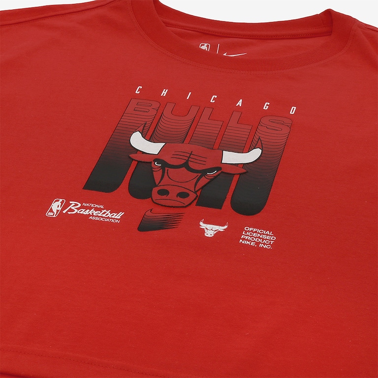 Camiseta Nike Chicago Bulls Courtside Feminina - Foto 3