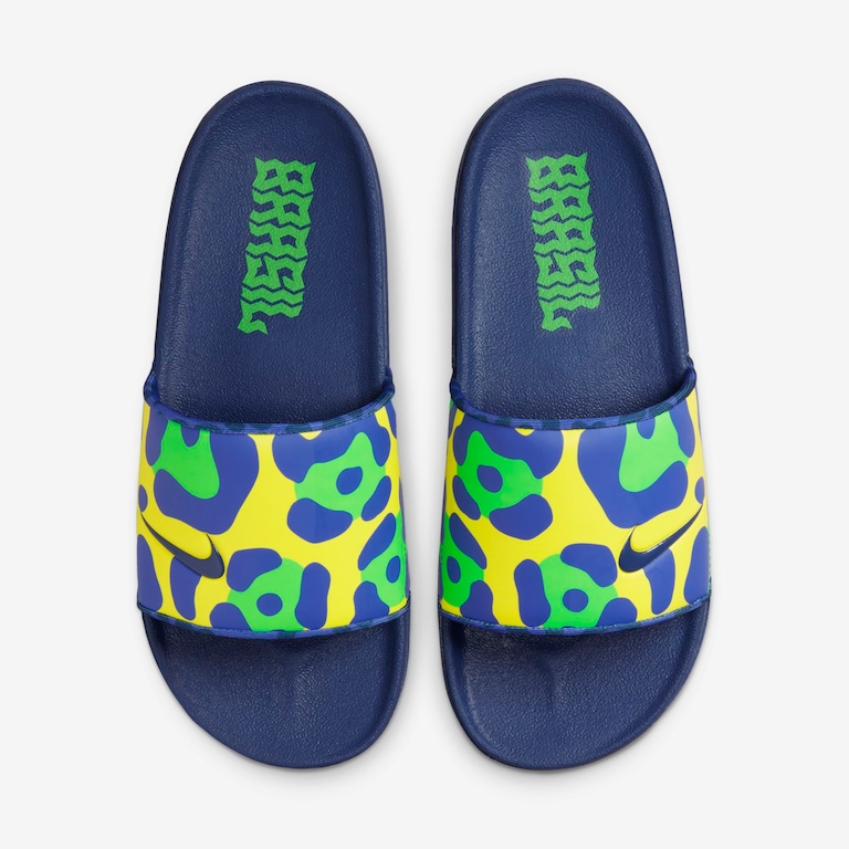 Chinelo Nike Offcourt Brasil Masculino - Foto 4