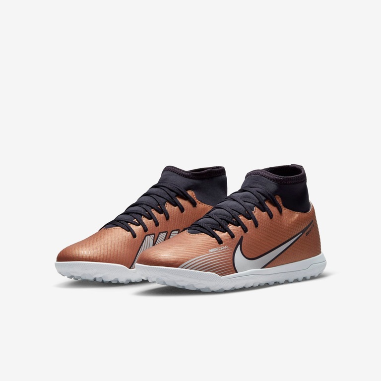 Chuteira Nike Mercurial Superfly 9 Club Infantil Society - Foto 5