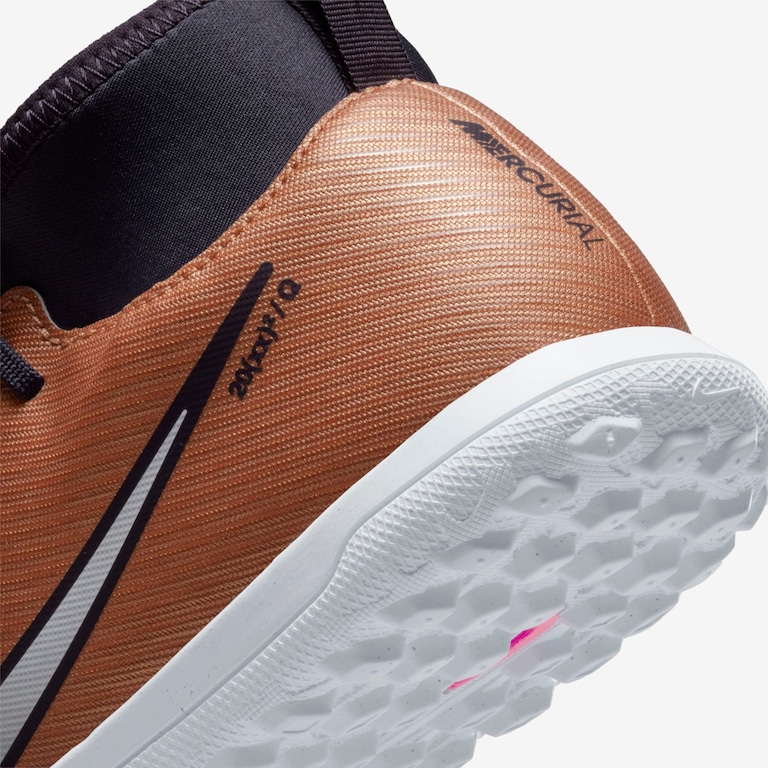 Chuteira Nike Mercurial Superfly 9 Club Infantil Society - Foto 8