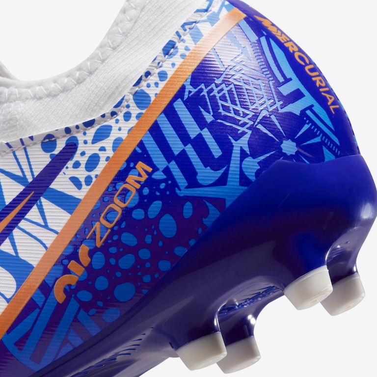 Chuteira Nike Zoom Mercurial Vapor 15 Academy CR7 Infantil Campo - Foto 9