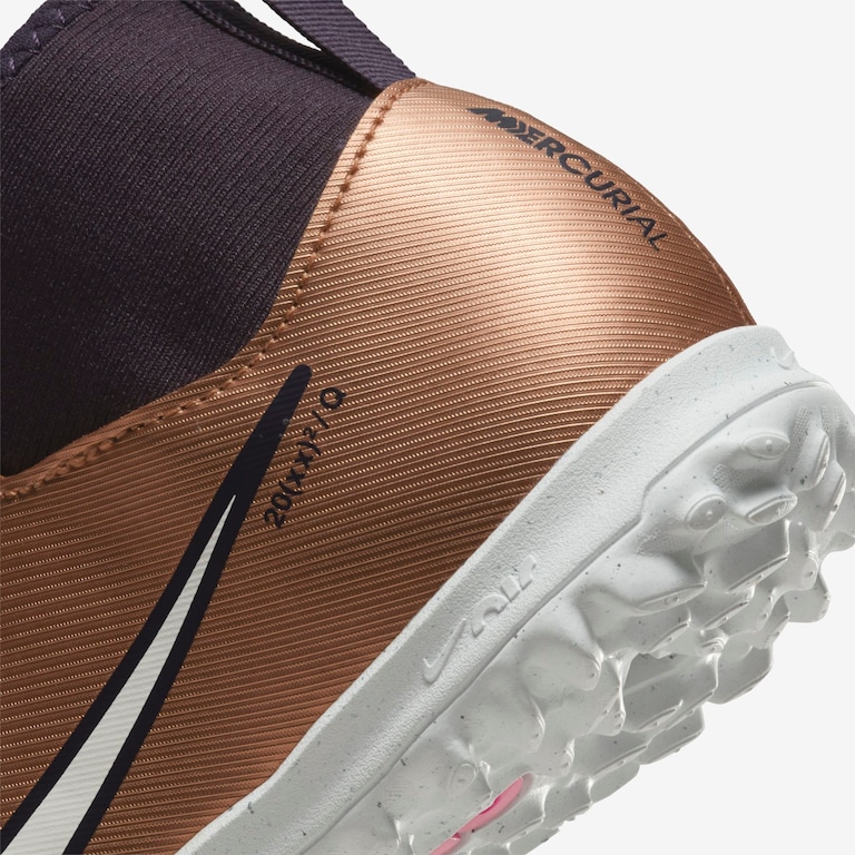 Chuteira Nike Zoom Mercurial Superfly 9 Academy Infantil Society - Foto 8
