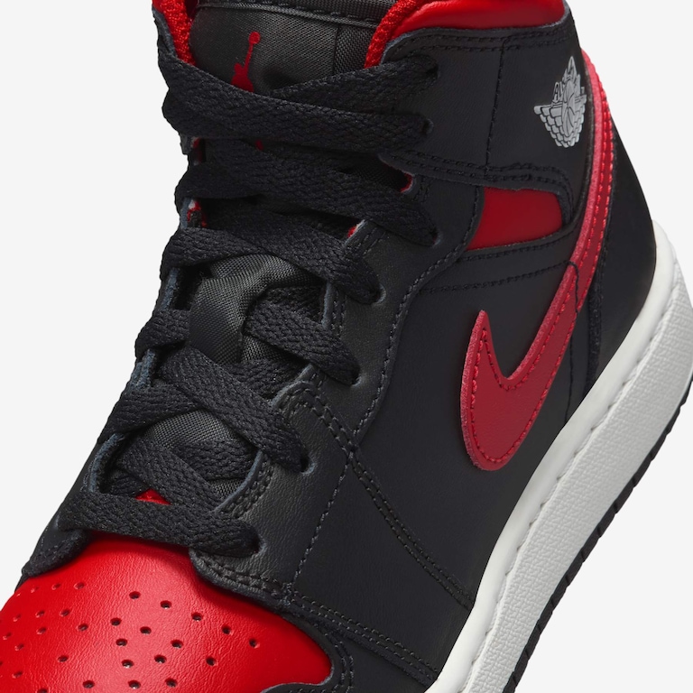 Tênis Air Jordan 1 Mid Infantil - Foto 7