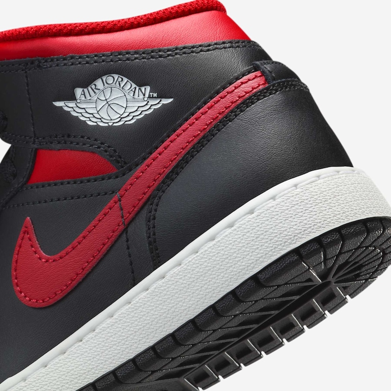 Tênis Air Jordan 1 Mid Infantil - Foto 8