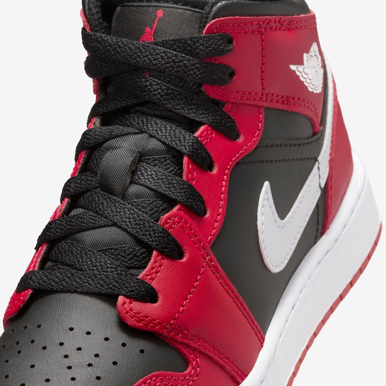 Tênis Air Jordan 1 Mid Infantil - Foto 6