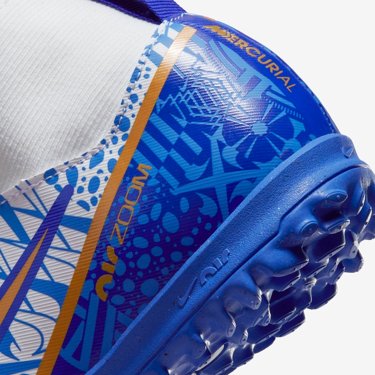 Chuteira Nike Zoom Mercurial Superfly 9 Academy CR7 Infantil Society - Foto 8