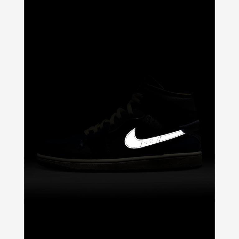 Tênis Air Jordan 1 Mid SE Craft Masculino - Foto 12