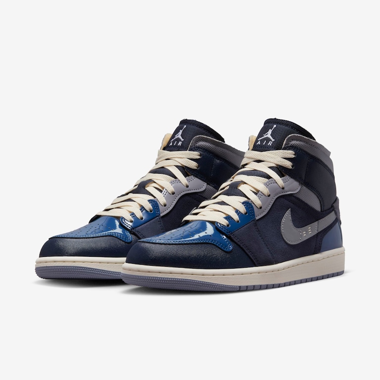 Tênis Air Jordan 1 Mid SE Craft Masculino - Foto 5
