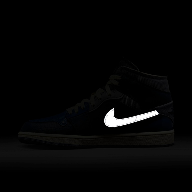 Tênis Air Jordan 1 Mid SE Craft Masculino - Foto 10