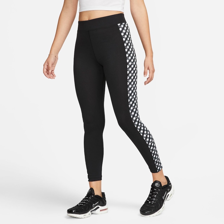 Legging Nike Sportwear Gingham Feminina - Foto 1