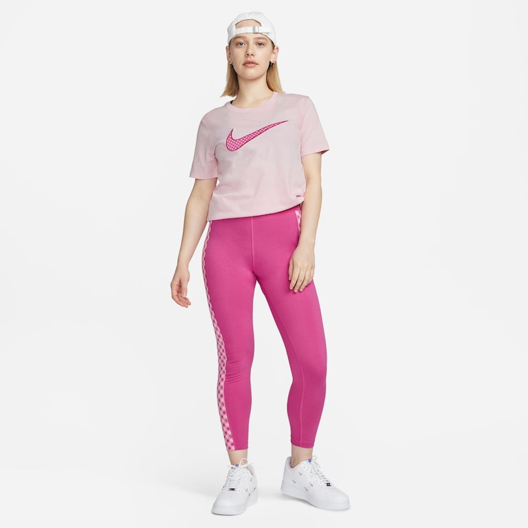 Legging Nike Sportwear Gingham Feminina - Foto 5