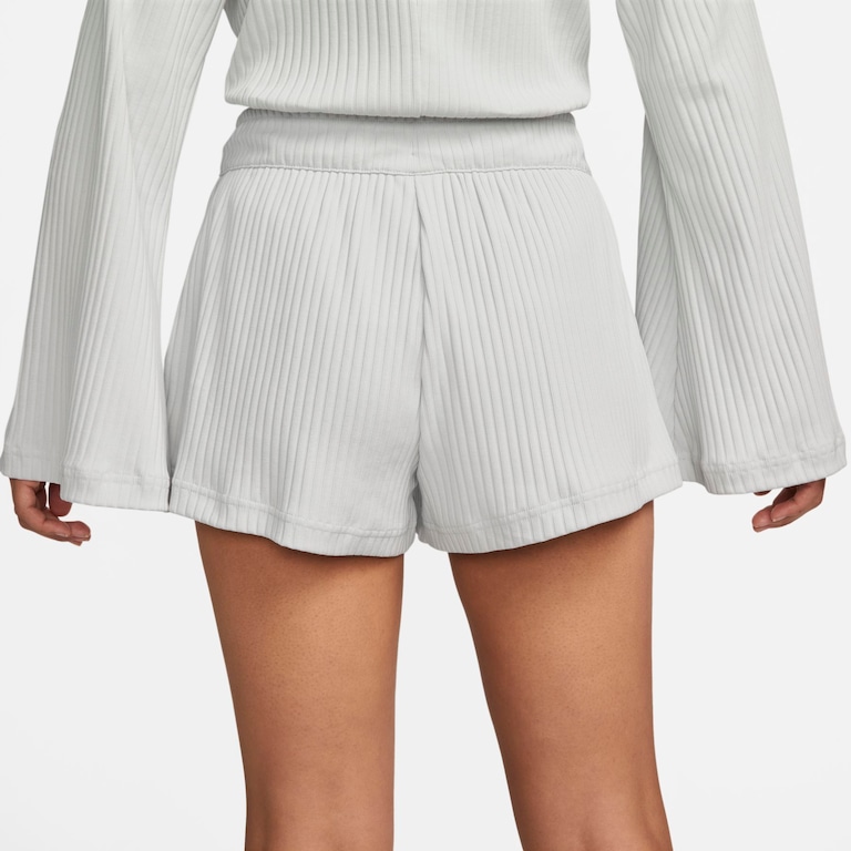 Shorts Nike Sportswear Rib Jersey Feminino - Foto 3