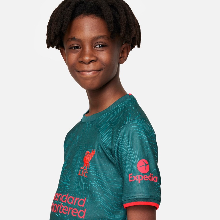 Camisa Nike Liverpool 2022/23 Torcedor Pro Infantil - Foto 3