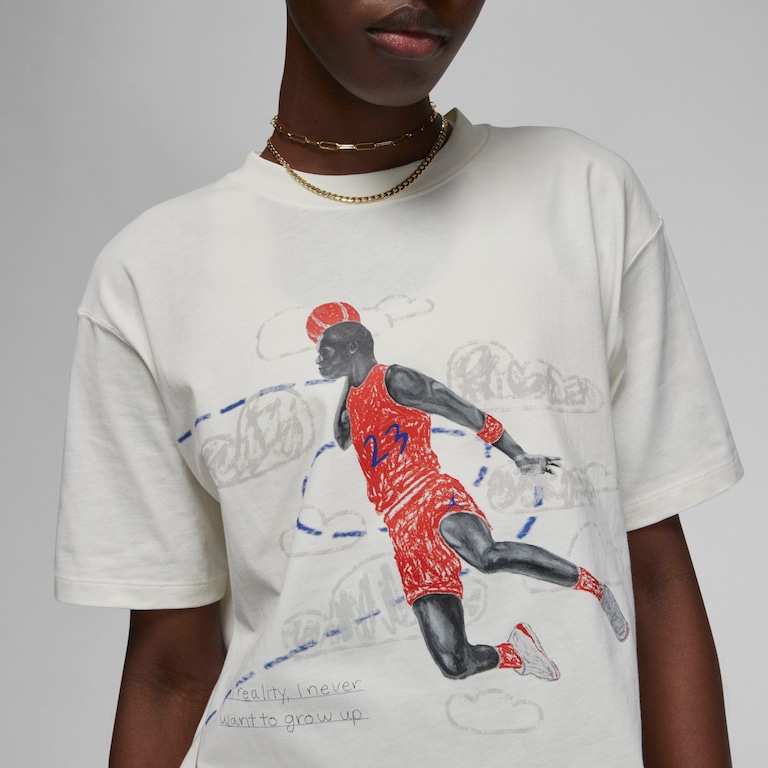 Camiseta Jordan Chicago Bulls GFX Feminina - Foto 4