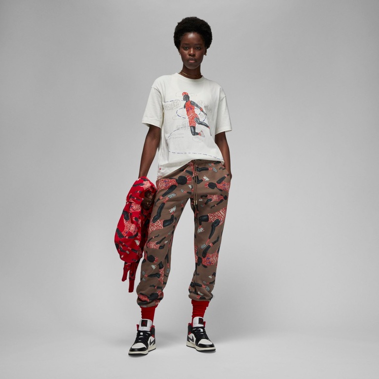 Camiseta Jordan Chicago Bulls GFX Feminina - Foto 6