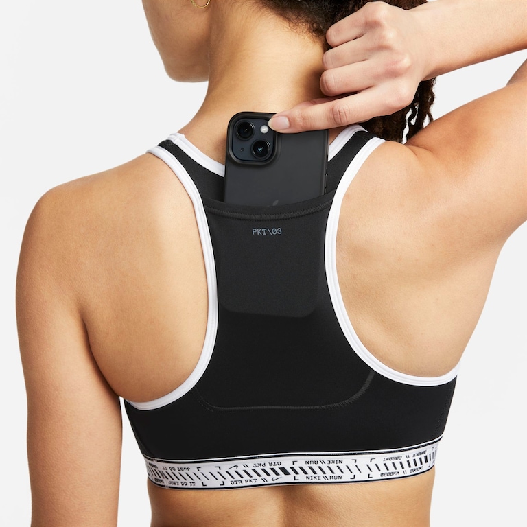 Top Nike Swoosh On The Run Feminino - Foto 6