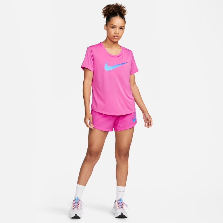 Camiseta Nike One Dri-FIT Swoosh Feminina - Foto 5