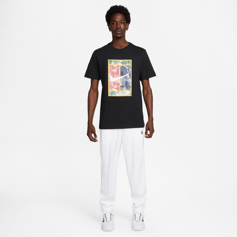 Camiseta Nike Court Heritage Masculina - Foto 4