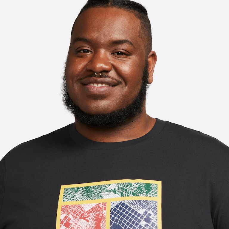 Camiseta Nike Court Heritage Masculina - Foto 7