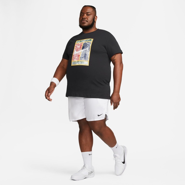 Camiseta Nike Court Heritage Masculina - Foto 8