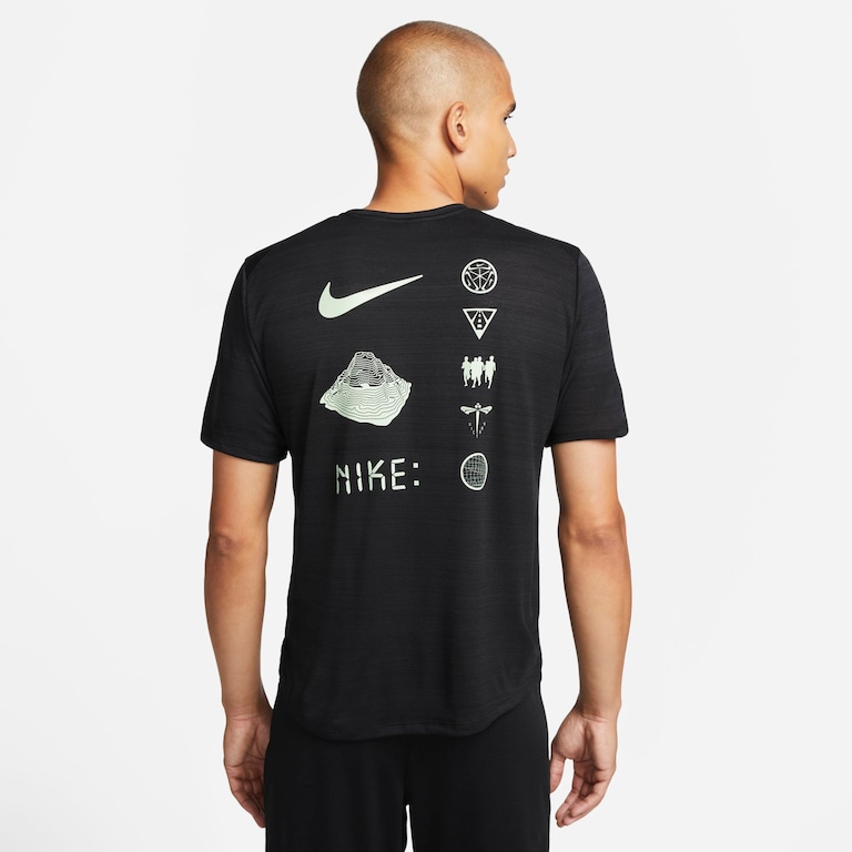 Camiseta Nike Dri-FIT Miler Masculina - Foto 2