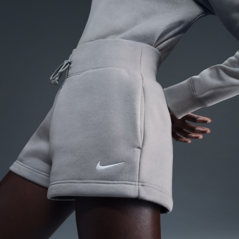 Shorts Nike Sportswear Phoenix Fleece Feminino - Foto 4