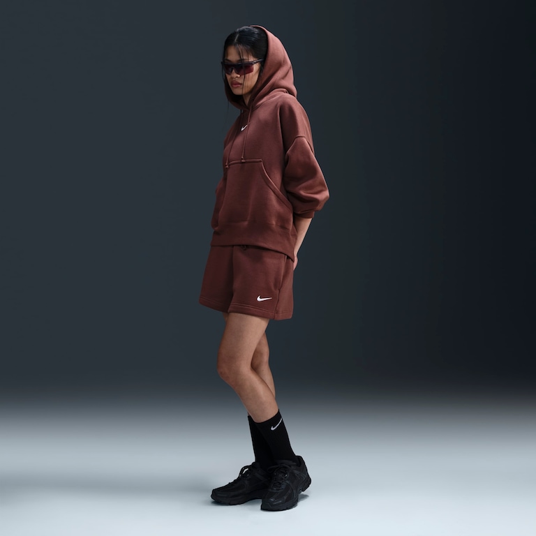 Shorts Nike Sportswear Phoenix Fleece Feminino - Foto 1