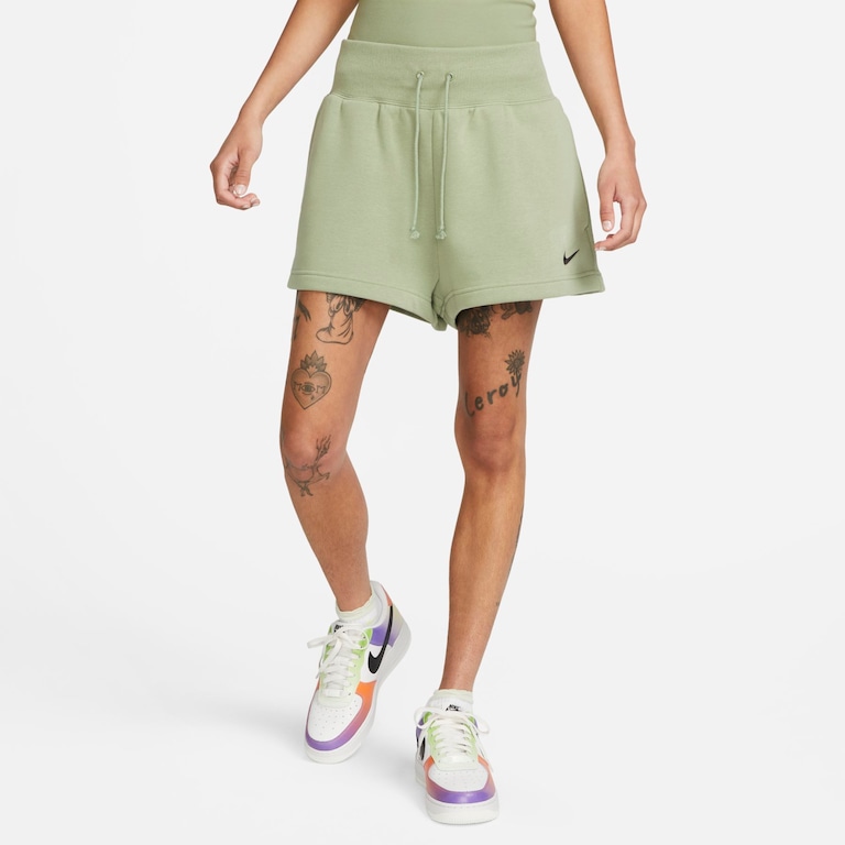 Shorts Nike Sportswear Phoenix Fleece Feminino - Foto 1