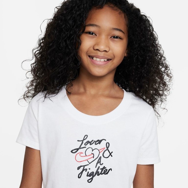 Camiseta Nike Scoop Valentine Infantil - Foto 3