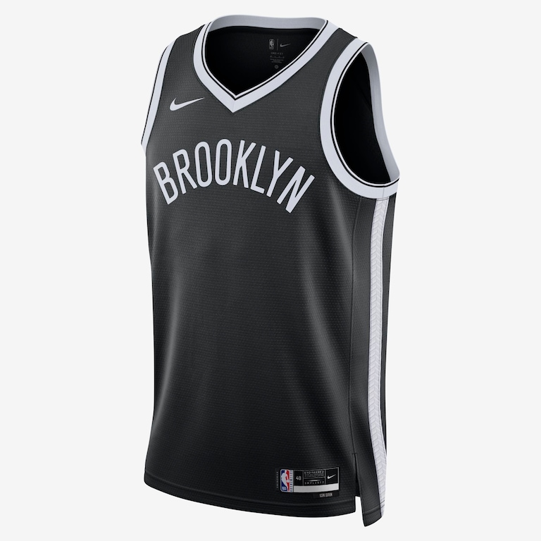 Regata Nike Brooklyn Nets Icon Edition Masculina - Foto 1