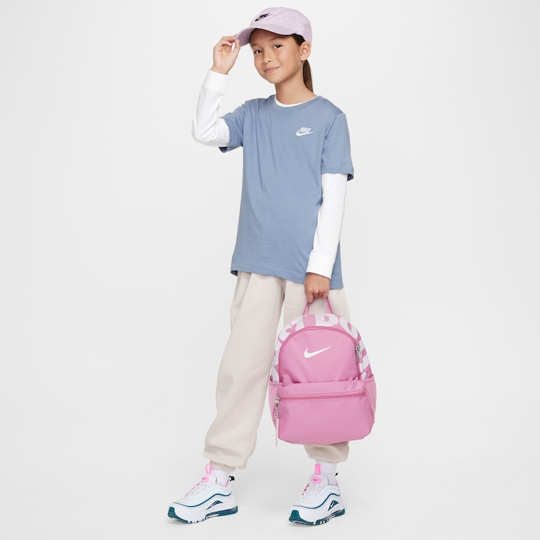 Mochila Nike Brasilia Mini JDI Infantil - Foto 10