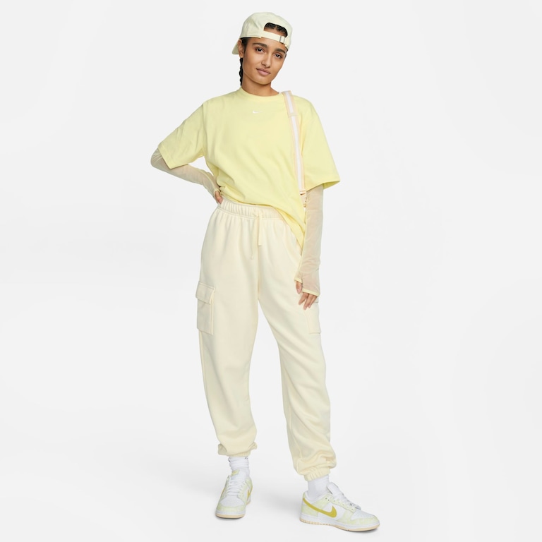 Calça Nike Sportswear Club Fleece Cargo Feminina - Foto 6