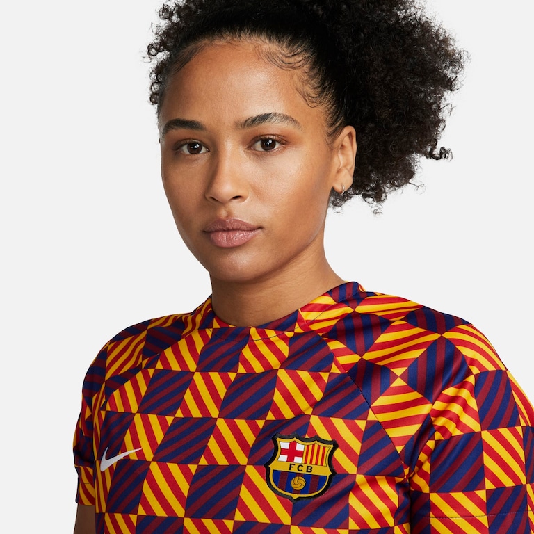 Camiseta Nike Barcelona Feminina - Foto 3