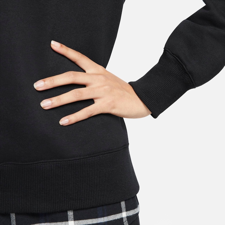 Blusão Nike Sportswear Phoenix Fleece Crew Feminino - Foto 4