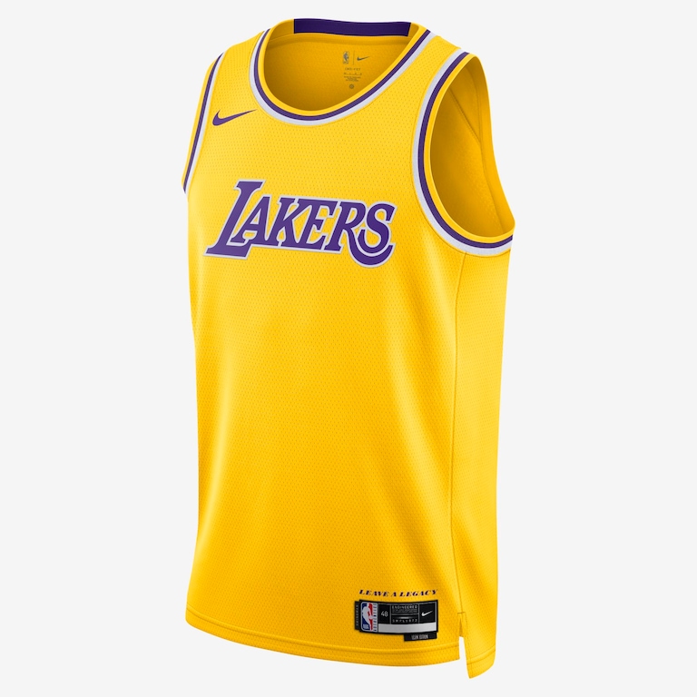 Regata Nike Los Angeles Lakers Icon Edition Masculina - Foto 1